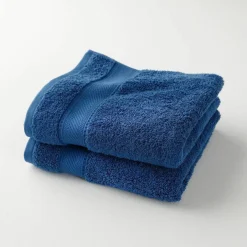 Collection serviettes de bain unies 540g/m2 confort luxe