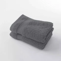 Collection serviettes de bain unies 540g/m2 confort luxe