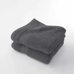 Collection serviettes de bain unies 540g/m2 confort luxe