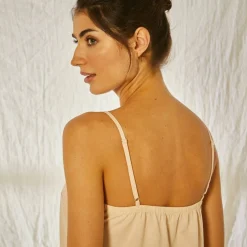 Combinette en coton - bretelles réglables
