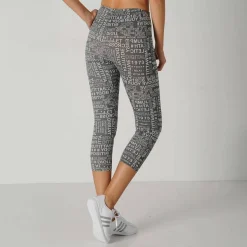 Corsaire imprimé extensible taille élastiquée