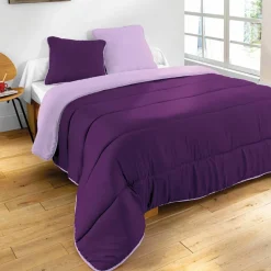 Couette bicolore microfibre 350 g/m²