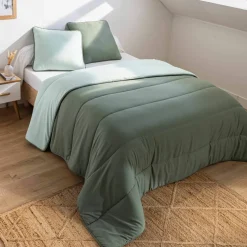 Couette bicolore microfibre 350 g/m²