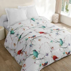 Couette coton imprimée Oiseaux 200 g/m2