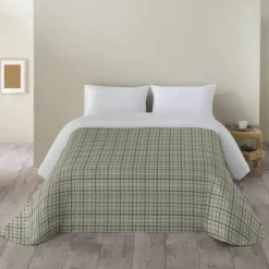 Couette microfibre imprimé carreaux 200 g/m²