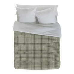 Couette microfibre imprimé carreaux 200 g/m²