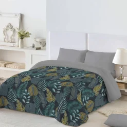 Couette microfibre imprimée Feuilles 200 g/m²