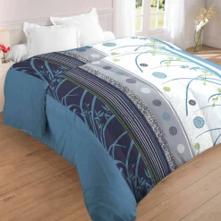 Couette microfibre imprimée Floral 400 g/m²