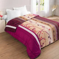 Couette microfibre imprimée Floral 400 g/m²
