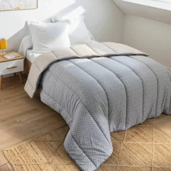 Couette microfibre micro imprimé graphique 400 g/m²