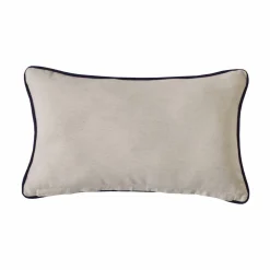 Coussin brodé fleurs Folk