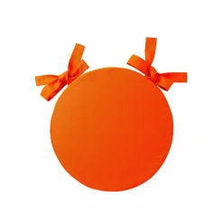 Coussin d'assise uni rond bachette