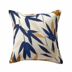 Coussin imprimé feuilles