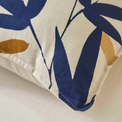 Coussin imprimé feuilles