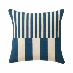 Coussin imprimé rayures