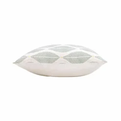 Coussin rectangulaire imprimé feuilles détails dorés