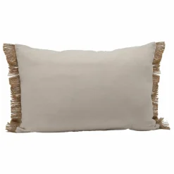 Coussin rectangulaire, imprimé palmiers
