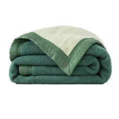 Couverture bicolore pure laine 600 g/m²