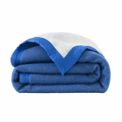 Couverture bicolore pure laine 600 g/m²