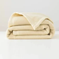 Couverture bicolore pure laine 600 g/m²