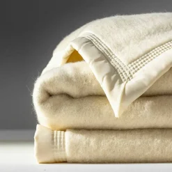 Couverture bicolore pure laine 600 g/m²