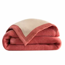 Couverture bicolore pure laine 600 g/m²