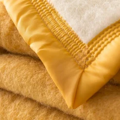 Couverture bicolore pure laine 800 g/m²
