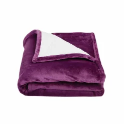 Couverture double face polaire et sherpa