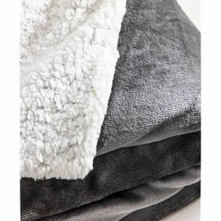Couverture double face polaire et sherpa