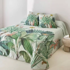 Couvre-lit matelassé Tropical