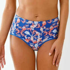 Culotte coton forme maxi imprimée fleurs - lot de 7