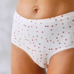 Culotte coton forme maxi unie et imprimée floral - lot de 7