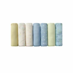 Culotte coton forme maxi unie et imprimée floral - lot de 7