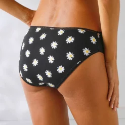 Culotte coton forme midi imprimé motifs 