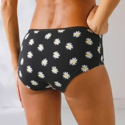 Culotte coton forme shorty imprimé motifs "abeilles" assortis– Lot de 4