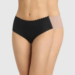 Culotte coton stretch Body Touch - Lot de 2