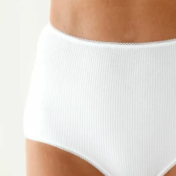Culotte coton stretch côtes plates forme maxi