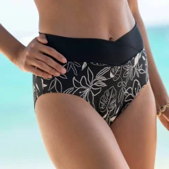 Culotte de bain imprimé Cidra - taille haute