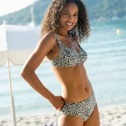 Culotte de bain maxi imprimée Ivola