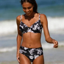 Culotte de bain maxi imprimée Tabika - effet lissant