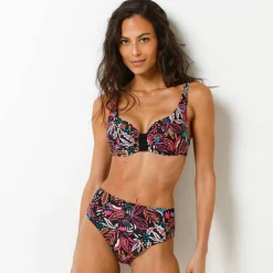 Culotte de bain maxi imprimé Kalibo, effet gainant