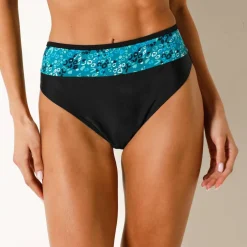 Culotte de bain midi imprimé Atares - ventre plat
