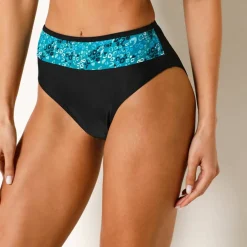 Culotte de bain midi imprimé Atares - ventre plat