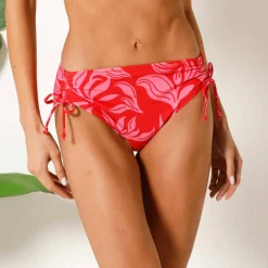 Culotte de bain midi imprimé graphique ligne Viana