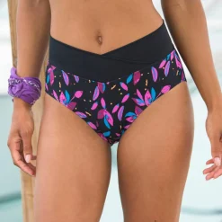 Culotte de bain taille haute Lokia - forme maxi