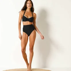 Culotte de bain unie ceinture modulable, Solaro