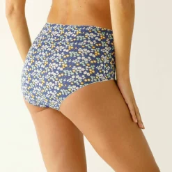 Culotte forme maxi coton stretch imprimé "fleurs" - lot de 4