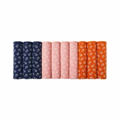 Culotte forme maxi en coton extensible imprimé "fleurettes" - lot de 10