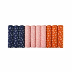 Culotte forme midi en coton extensible imprimé "fleurettes" - lot de 10