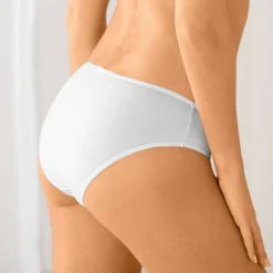 Culotte forme midi en coton extensible uni - lot de 10
